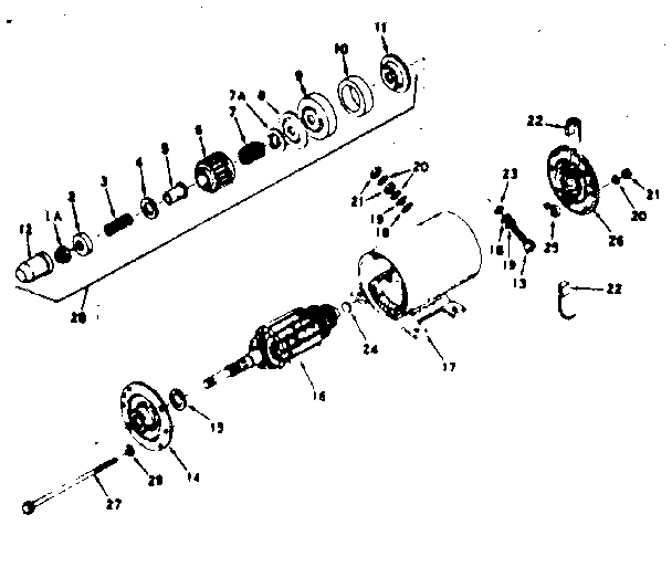 STARTER MOTOR NO. 33202