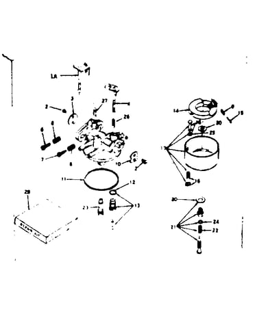 Carburetor no. 631697