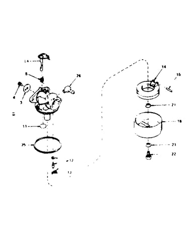 Carburetor no. 631699