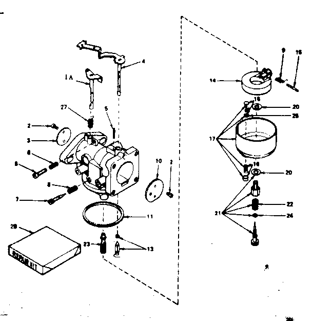 Carburetor no. 631680