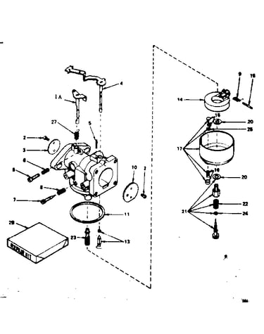 Carburetor no. 631680