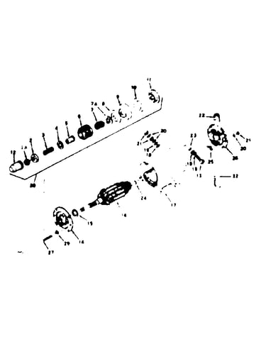 Starter motor 33202