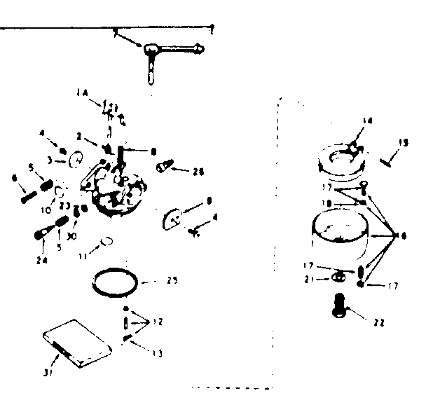 Carburetor no. 631711