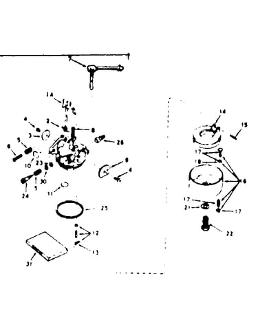 Carburetor no. 631711