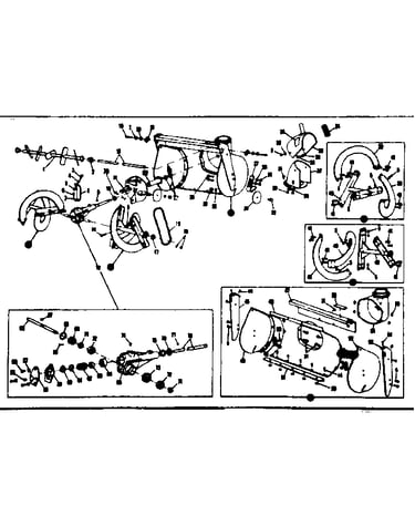 Auger and gear case assembly