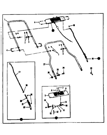 Throttle control and handle assembly