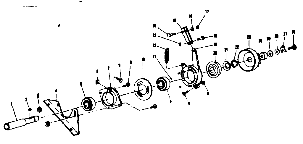 Clutch and sprocket assembly
