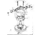 Craftsman 75817840 motor-blower assembly diagram