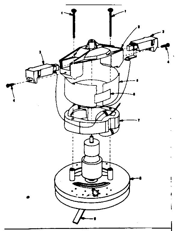 Motor-blower assembly