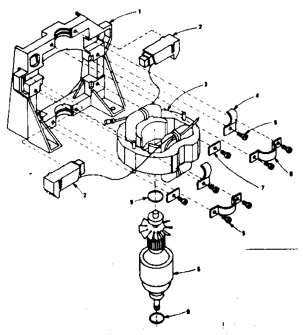 Frame motor
