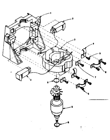 Frame motor