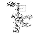 Kenmore 11623912 base assembly diagram