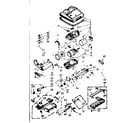 Kenmore 11633800 nozzle and motor assembly diagram