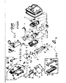 Nozzle and motor assembly