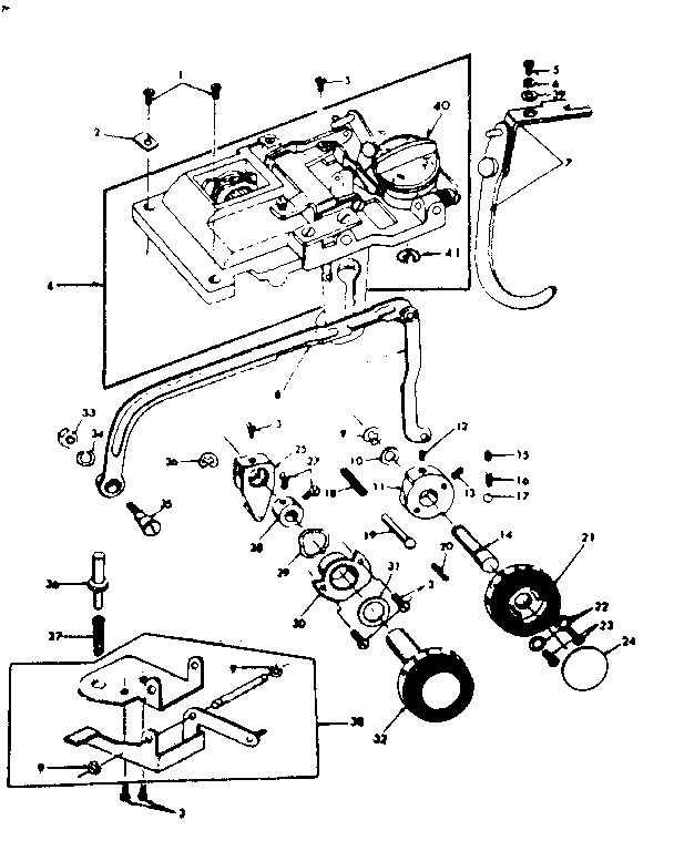 Zigzag guide assembly