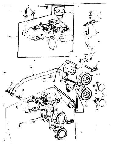 Zigzag guide assembly