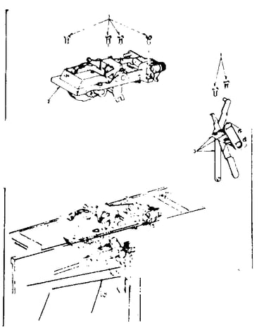 Zigzag guide assembly