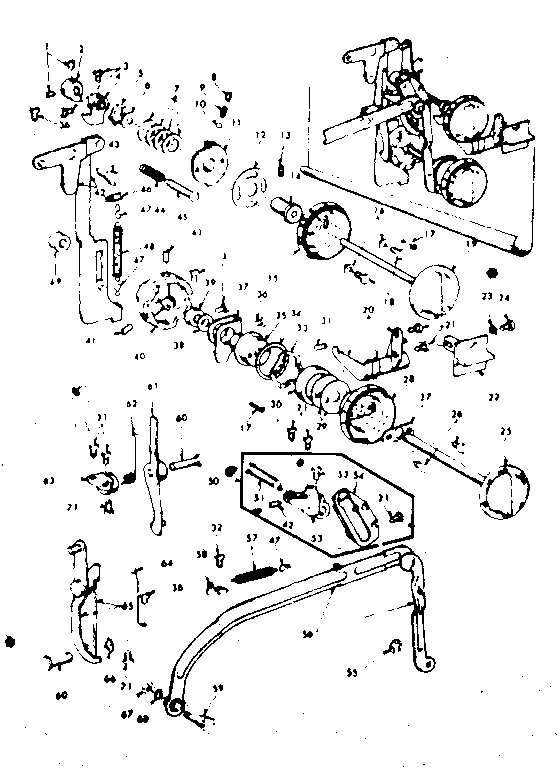 Zigzag guide assembly