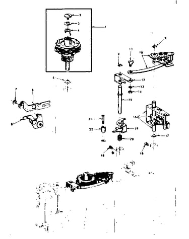 Geared cam assembly