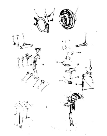 Clutch brake assembly