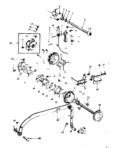 Zigzag guide assembly