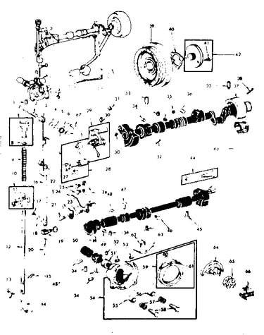 Presser bar and shuttle assembly