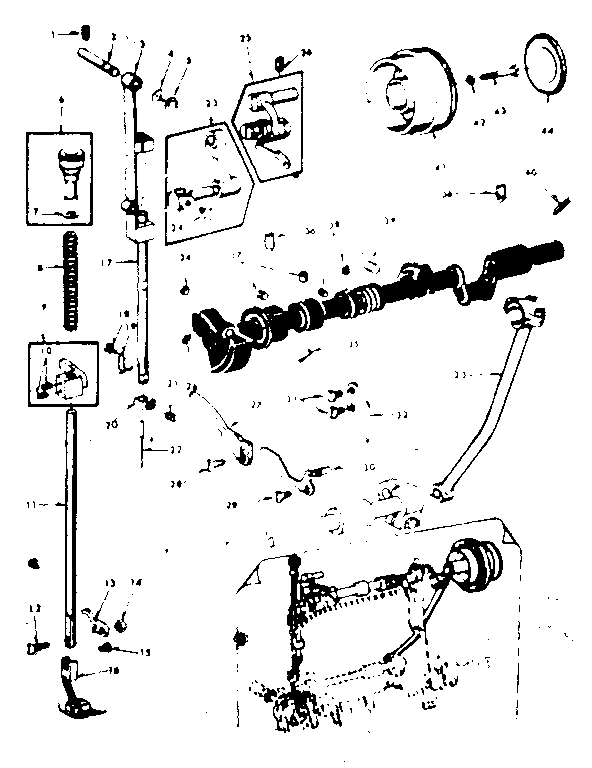 Presser bar assembly