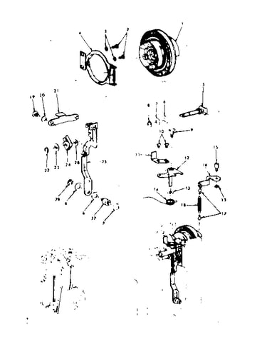 Clutch brake assembly
