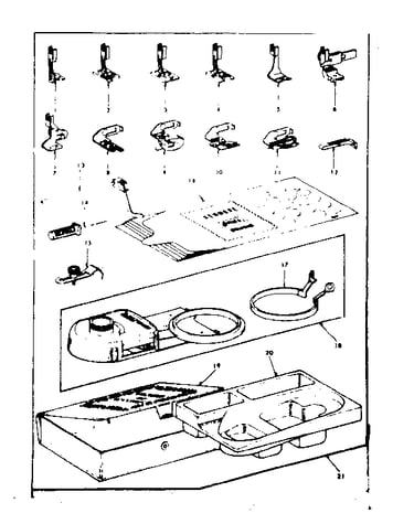 Attachment feet