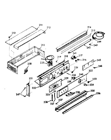 Control panel section