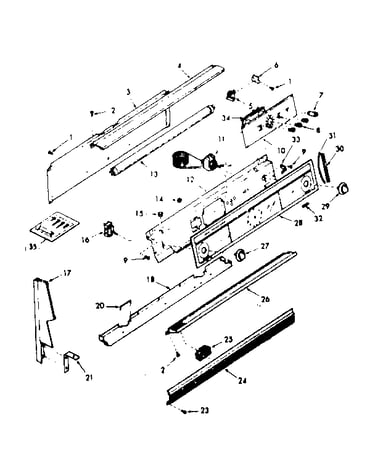 Backguard section