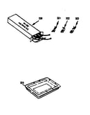 Wire harnesses & components & optional rotisserie pan kit