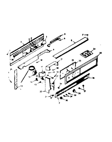Backguard section