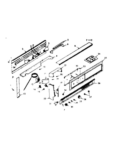 Backguard section