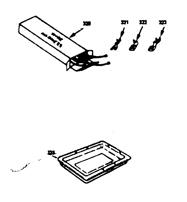 Wire harnesses & components & optional rotisserie pan kit