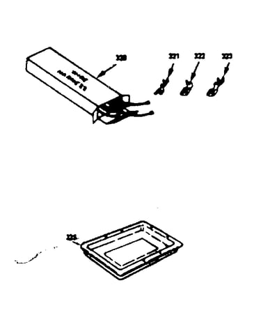 Wire harnesses & components & optional rotisserie pan kit