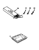 Wire harnesses & components & optional rotisserie pan kit