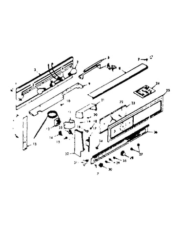 Backguard section