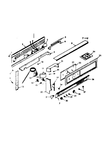Backguard section