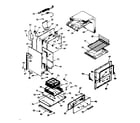 Kenmore 1037827341 lower body section diagram