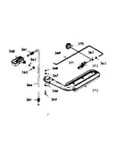 Upper oven burner section