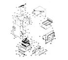 Kenmore 1037827362 lower body section diagram