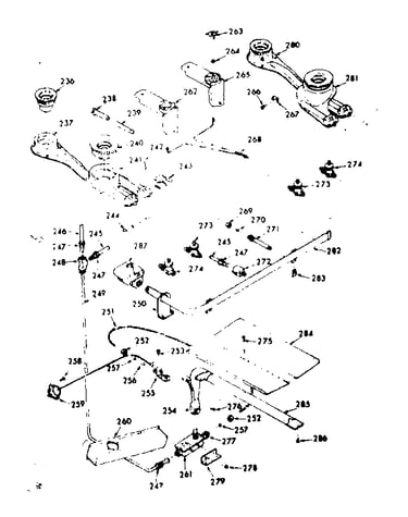 Burner section