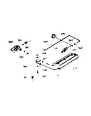 Upper oven burner section