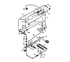 Kenmore 1037867320 upper and lower oven burner section diagram