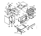 Kenmore 1037867340 lower body section diagram