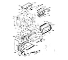 Kenmore 1037867360 upper body section diagram