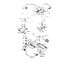 Kenmore 1037867311 lower and upper oven burner section diagram