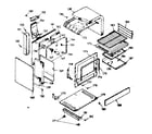 Kenmore 1037867321 lower body section diagram