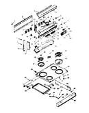 Backguard & main top section